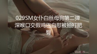 029SM女仆白丝母狗第二弹 深喉口交假鸡巴自慰被抽打肥臀