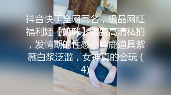 抖音快手全网同名，极品网红福利姬【奶咪】收费高清私拍，发情期的性感小麋鹿道具紫薇白浆泛滥，女神真的会玩 (4)