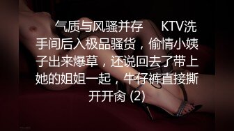 ❤️气质与风骚并存❤️KTV洗手间后入极品骚货，偷情小姨子出来爆草，还说回去了带上她的姐姐一起，牛仔裤直接撕开开肏 (2)