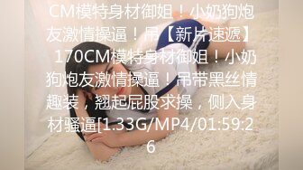 CM模特身材御姐！小奶狗炮友激情操逼！吊【新片速遞】  170CM模特身材御姐！小奶狗炮友激情操逼！吊带黑丝情趣装，翘起屁股求操，侧入身材骚逼[1.33G/MP4/01:59:26