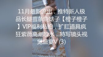 11月最新流出，推特新人极品长腿苗条烧婊子【橙子橙子】VIP福利私拍，扩肛道具疯狂紫薇高潮喷水，特写镜头视觉盛宴V (3)