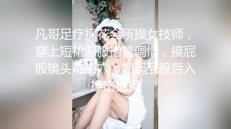 凡哥足疗探花会所操女技师，穿上短裙制服撸管调情，摸屁股镜头前掰穴，翘起屁股后入撞击猛操